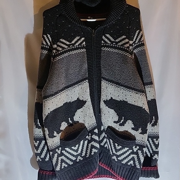 Mens LG zip up sweater - Picture 2 of 2